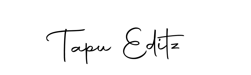 Create a beautiful signature design for name Tapu Editz. With this signature (Autography-DOLnW) fonts, you can make a handwritten signature for free. Tapu Editz signature style 10 images and pictures png