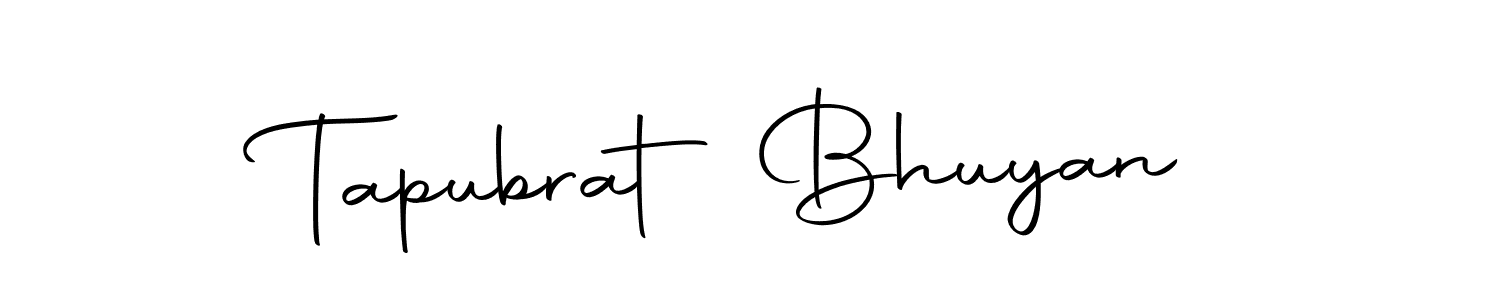 Use a signature maker to create a handwritten signature online. With this signature software, you can design (Autography-DOLnW) your own signature for name Tapubrat Bhuyan. Tapubrat Bhuyan signature style 10 images and pictures png