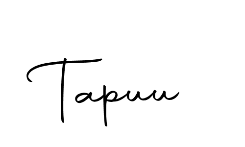 Tapuu stylish signature style. Best Handwritten Sign (Autography-DOLnW) for my name. Handwritten Signature Collection Ideas for my name Tapuu. Tapuu signature style 10 images and pictures png