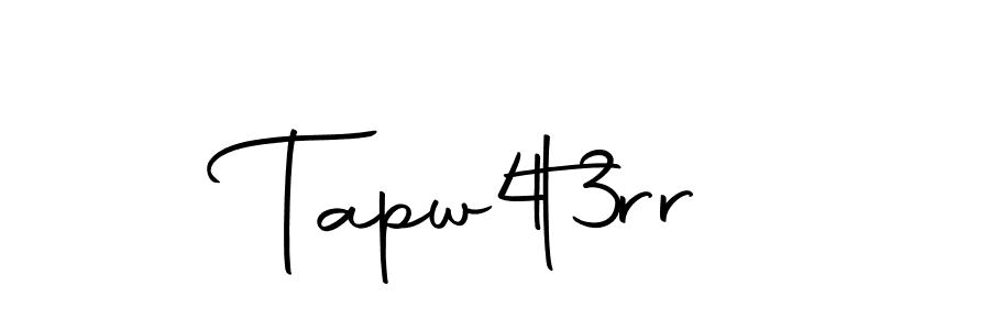 How to make Tapw4t3rr name signature. Use Autography-DOLnW style for creating short signs online. This is the latest handwritten sign. Tapw4t3rr signature style 10 images and pictures png