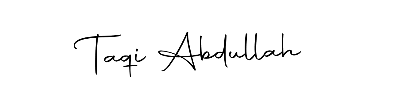 The best way (Autography-DOLnW) to make a short signature is to pick only two or three words in your name. The name Taqi Abdullah include a total of six letters. For converting this name. Taqi Abdullah signature style 10 images and pictures png