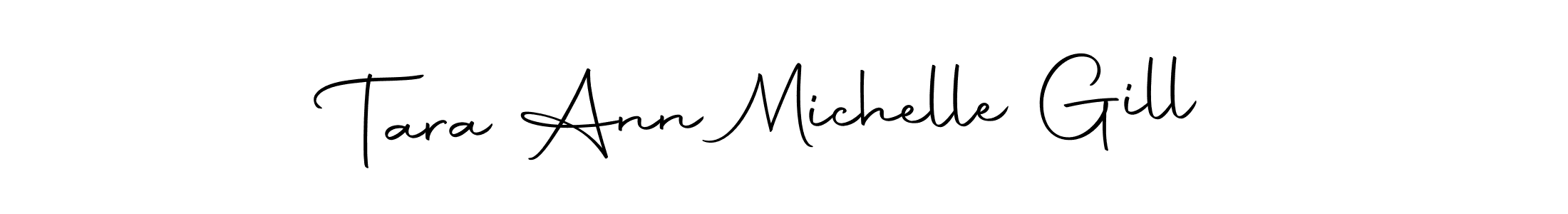 Similarly Autography-DOLnW is the best handwritten signature design. Signature creator online .You can use it as an online autograph creator for name Tara Ann Michelle Gill. Tara Ann Michelle Gill signature style 10 images and pictures png