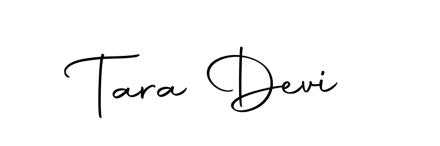 Create a beautiful signature design for name Tara Devi. With this signature (Autography-DOLnW) fonts, you can make a handwritten signature for free. Tara Devi signature style 10 images and pictures png
