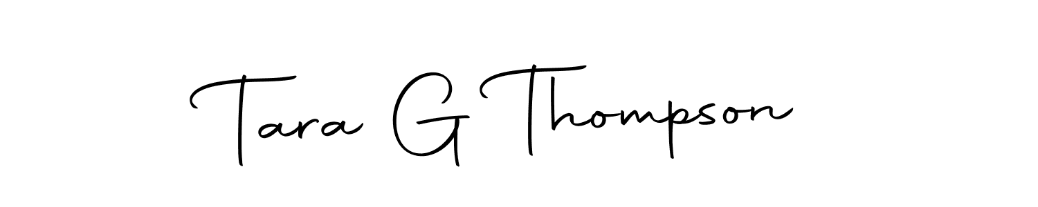 Make a beautiful signature design for name Tara G Thompson. With this signature (Autography-DOLnW) style, you can create a handwritten signature for free. Tara G Thompson signature style 10 images and pictures png