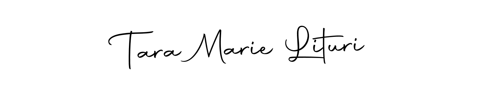 Also we have Tara Marie Lituri name is the best signature style. Create professional handwritten signature collection using Autography-DOLnW autograph style. Tara Marie Lituri signature style 10 images and pictures png