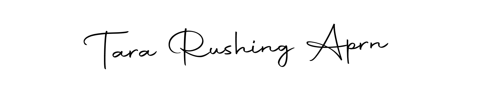 The best way (Autography-DOLnW) to make a short signature is to pick only two or three words in your name. The name Tara Rushing Aprn include a total of six letters. For converting this name. Tara Rushing Aprn signature style 10 images and pictures png