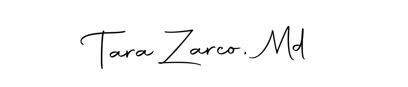 Once you've used our free online signature maker to create your best signature Autography-DOLnW style, it's time to enjoy all of the benefits that Tara Zarco, Md name signing documents. Tara Zarco, Md signature style 10 images and pictures png
