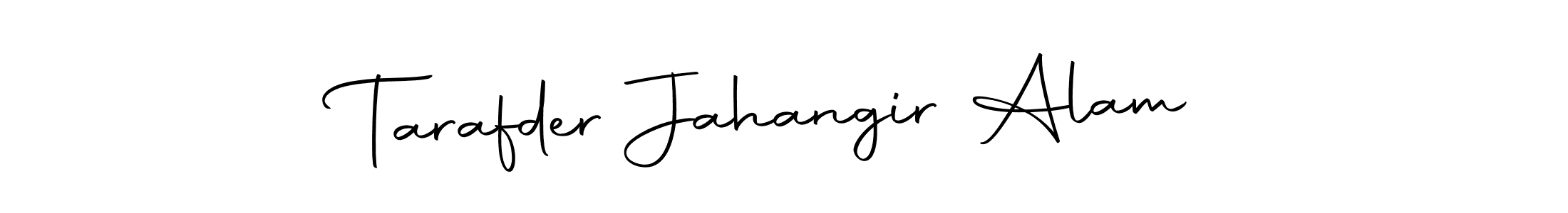 Design your own signature with our free online signature maker. With this signature software, you can create a handwritten (Autography-DOLnW) signature for name Tarafder Jahangir Alam. Tarafder Jahangir Alam signature style 10 images and pictures png