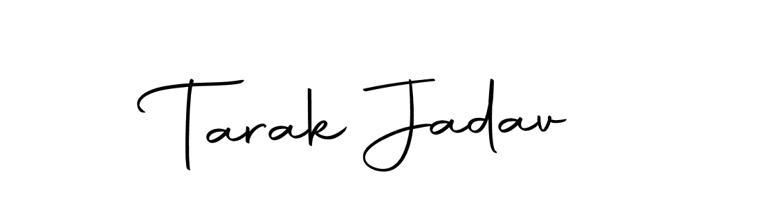 Similarly Autography-DOLnW is the best handwritten signature design. Signature creator online .You can use it as an online autograph creator for name Tarak Jadav. Tarak Jadav signature style 10 images and pictures png