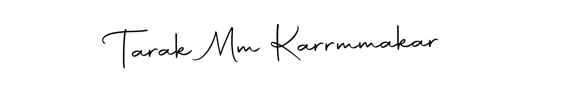 Similarly Autography-DOLnW is the best handwritten signature design. Signature creator online .You can use it as an online autograph creator for name Tarak Mm Karrmmakar. Tarak Mm Karrmmakar signature style 10 images and pictures png