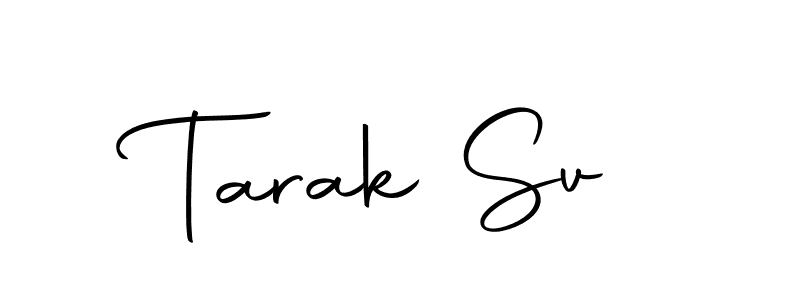 Create a beautiful signature design for name Tarak Sv. With this signature (Autography-DOLnW) fonts, you can make a handwritten signature for free. Tarak Sv signature style 10 images and pictures png