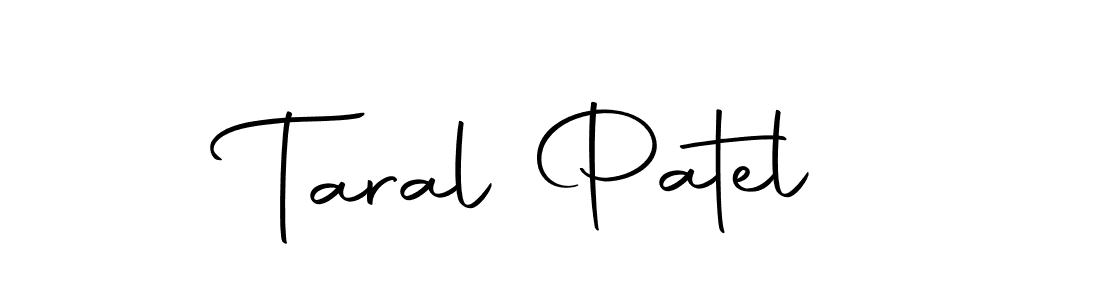 Use a signature maker to create a handwritten signature online. With this signature software, you can design (Autography-DOLnW) your own signature for name Taral Patel. Taral Patel signature style 10 images and pictures png