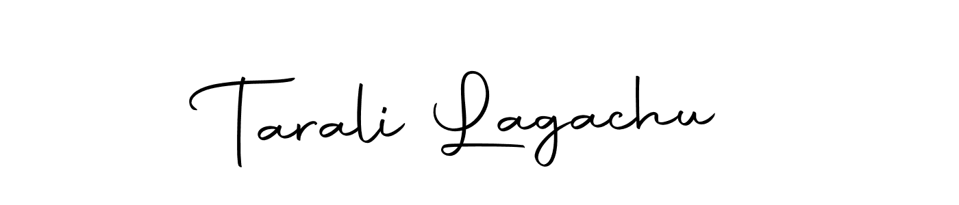 Create a beautiful signature design for name Tarali Lagachu. With this signature (Autography-DOLnW) fonts, you can make a handwritten signature for free. Tarali Lagachu signature style 10 images and pictures png