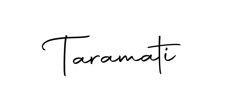 You should practise on your own different ways (Autography-DOLnW) to write your name (Taramati) in signature. don't let someone else do it for you. Taramati signature style 10 images and pictures png