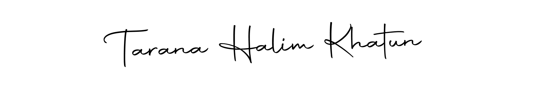 Use a signature maker to create a handwritten signature online. With this signature software, you can design (Autography-DOLnW) your own signature for name Tarana Halim Khatun. Tarana Halim Khatun signature style 10 images and pictures png