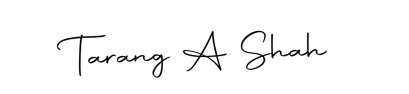 You can use this online signature creator to create a handwritten signature for the name Tarang A Shah. This is the best online autograph maker. Tarang A Shah signature style 10 images and pictures png