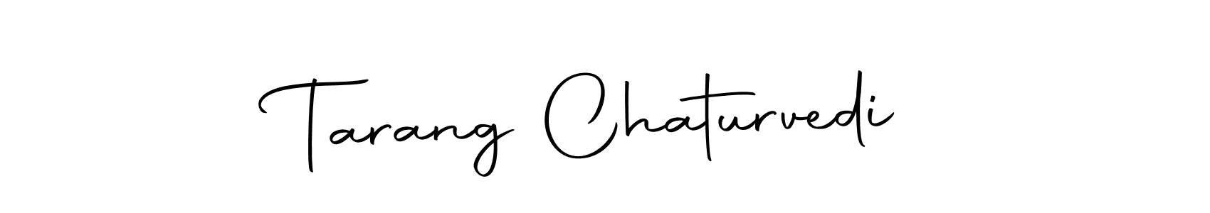 Create a beautiful signature design for name Tarang Chaturvedi. With this signature (Autography-DOLnW) fonts, you can make a handwritten signature for free. Tarang Chaturvedi signature style 10 images and pictures png