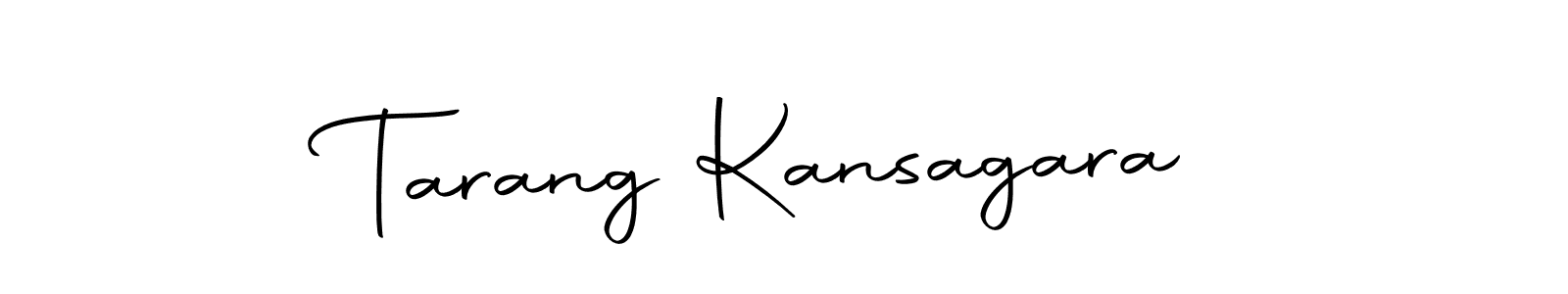 Make a beautiful signature design for name Tarang Kansagara. Use this online signature maker to create a handwritten signature for free. Tarang Kansagara signature style 10 images and pictures png