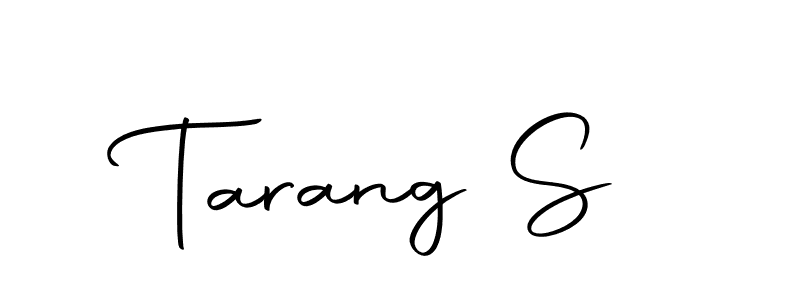 Tarang S stylish signature style. Best Handwritten Sign (Autography-DOLnW) for my name. Handwritten Signature Collection Ideas for my name Tarang S. Tarang S signature style 10 images and pictures png