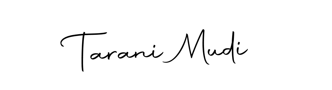 Tarani Mudi stylish signature style. Best Handwritten Sign (Autography-DOLnW) for my name. Handwritten Signature Collection Ideas for my name Tarani Mudi. Tarani Mudi signature style 10 images and pictures png