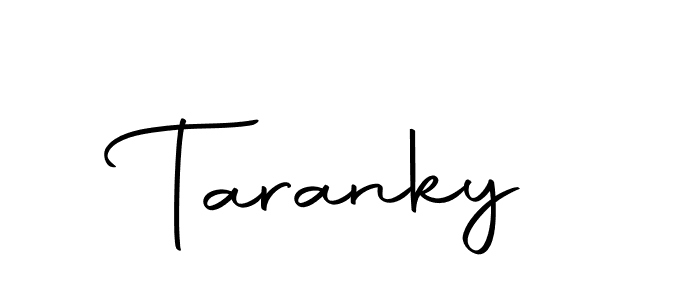Use a signature maker to create a handwritten signature online. With this signature software, you can design (Autography-DOLnW) your own signature for name Taranky. Taranky signature style 10 images and pictures png