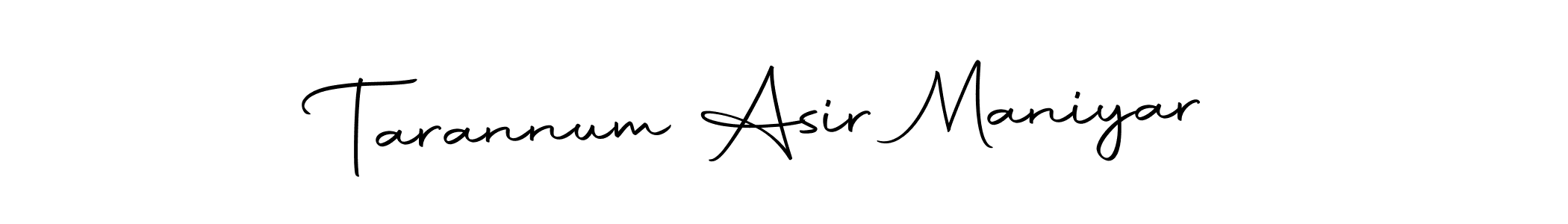 See photos of Tarannum Asir Maniyar official signature by Spectra . Check more albums & portfolios. Read reviews & check more about Autography-DOLnW font. Tarannum Asir Maniyar signature style 10 images and pictures png