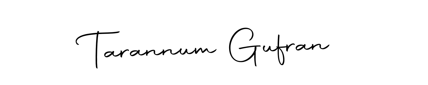 Make a beautiful signature design for name Tarannum Gufran. With this signature (Autography-DOLnW) style, you can create a handwritten signature for free. Tarannum Gufran signature style 10 images and pictures png