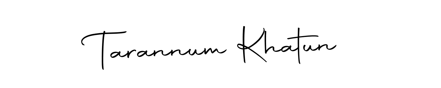 Make a beautiful signature design for name Tarannum Khatun. With this signature (Autography-DOLnW) style, you can create a handwritten signature for free. Tarannum Khatun signature style 10 images and pictures png