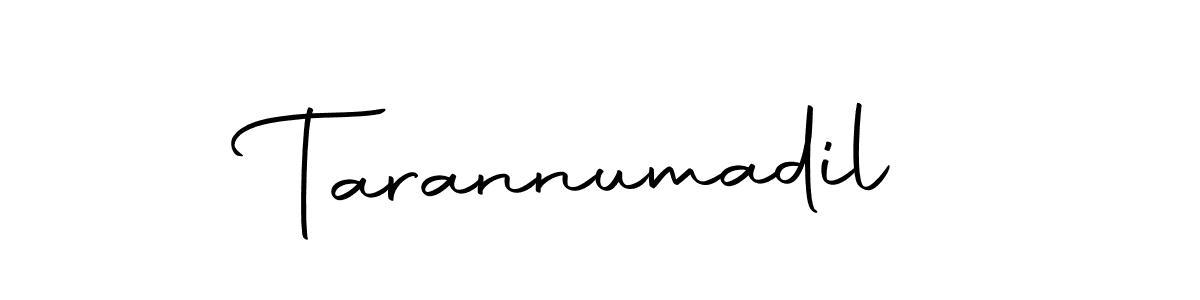 Use a signature maker to create a handwritten signature online. With this signature software, you can design (Autography-DOLnW) your own signature for name Tarannumadil. Tarannumadil signature style 10 images and pictures png