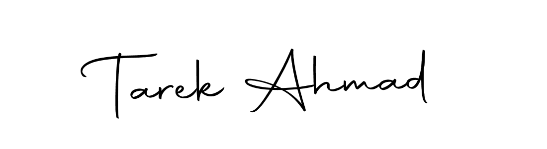 if you are searching for the best signature style for your name Tarek Ahmad. so please give up your signature search. here we have designed multiple signature styles  using Autography-DOLnW. Tarek Ahmad signature style 10 images and pictures png