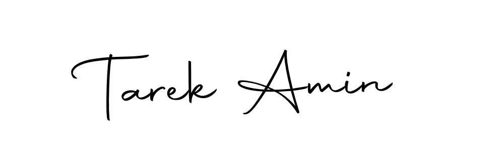 Make a beautiful signature design for name Tarek Amin. With this signature (Autography-DOLnW) style, you can create a handwritten signature for free. Tarek Amin signature style 10 images and pictures png