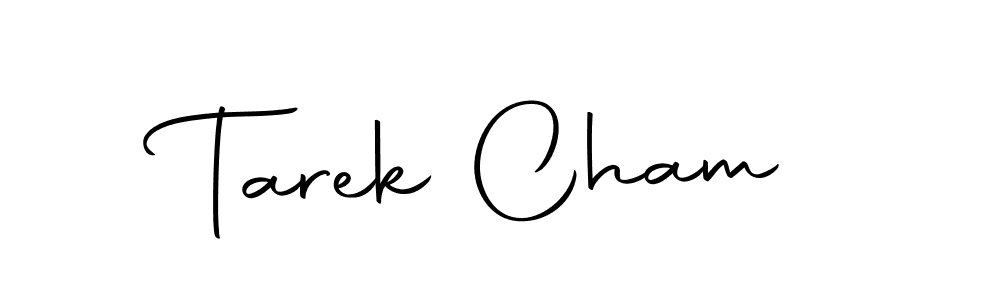 Autography-DOLnW is a professional signature style that is perfect for those who want to add a touch of class to their signature. It is also a great choice for those who want to make their signature more unique. Get Tarek Cham name to fancy signature for free. Tarek Cham signature style 10 images and pictures png