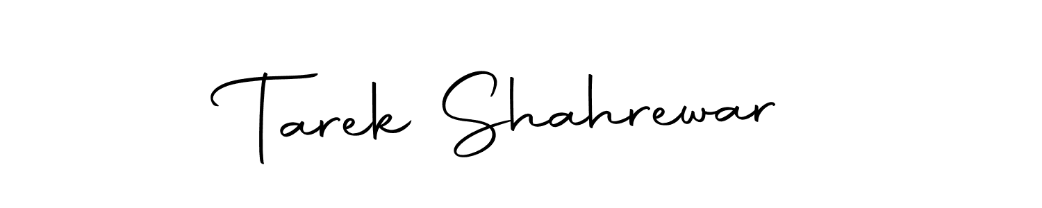 Make a beautiful signature design for name Tarek Shahrewar. With this signature (Autography-DOLnW) style, you can create a handwritten signature for free. Tarek Shahrewar signature style 10 images and pictures png