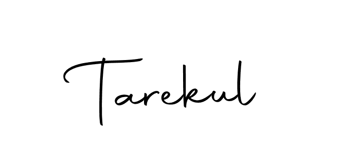 Create a beautiful signature design for name Tarekul. With this signature (Autography-DOLnW) fonts, you can make a handwritten signature for free. Tarekul signature style 10 images and pictures png