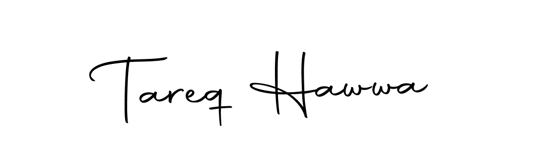 Make a beautiful signature design for name Tareq Hawwa. Use this online signature maker to create a handwritten signature for free. Tareq Hawwa signature style 10 images and pictures png