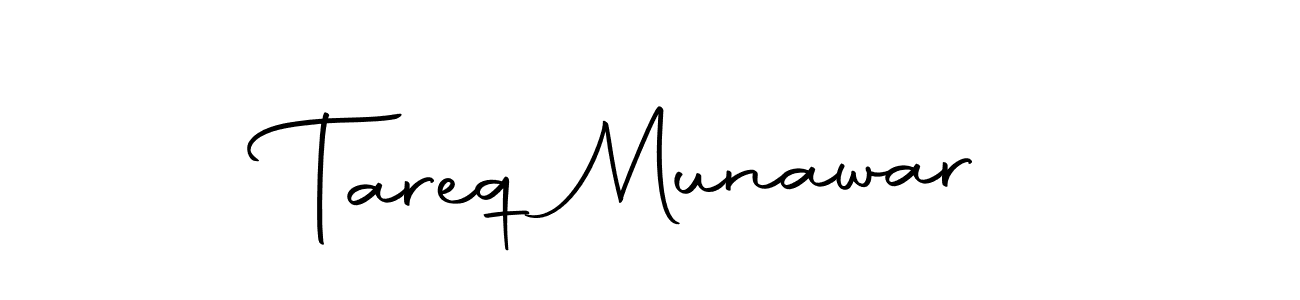 Make a beautiful signature design for name Tareq Munawar. With this signature (Autography-DOLnW) style, you can create a handwritten signature for free. Tareq Munawar signature style 10 images and pictures png