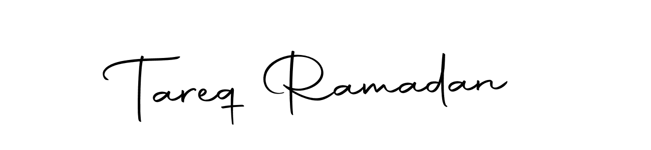Create a beautiful signature design for name Tareq Ramadan. With this signature (Autography-DOLnW) fonts, you can make a handwritten signature for free. Tareq Ramadan signature style 10 images and pictures png