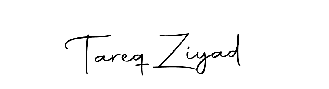 Make a beautiful signature design for name Tareq Ziyad. With this signature (Autography-DOLnW) style, you can create a handwritten signature for free. Tareq Ziyad signature style 10 images and pictures png