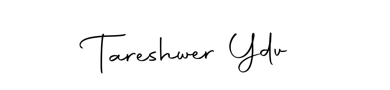 The best way (Autography-DOLnW) to make a short signature is to pick only two or three words in your name. The name Tareshwer Ydv include a total of six letters. For converting this name. Tareshwer Ydv signature style 10 images and pictures png