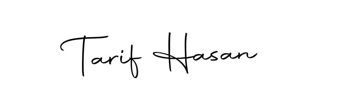 Make a beautiful signature design for name Tarif Hasan. With this signature (Autography-DOLnW) style, you can create a handwritten signature for free. Tarif Hasan signature style 10 images and pictures png