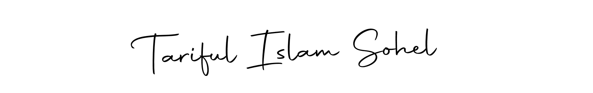 Similarly Autography-DOLnW is the best handwritten signature design. Signature creator online .You can use it as an online autograph creator for name Tariful Islam Sohel. Tariful Islam Sohel signature style 10 images and pictures png