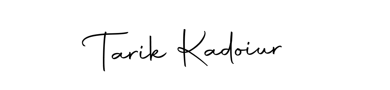 Make a short Tarik Kadoiur signature style. Manage your documents anywhere anytime using Autography-DOLnW. Create and add eSignatures, submit forms, share and send files easily. Tarik Kadoiur signature style 10 images and pictures png