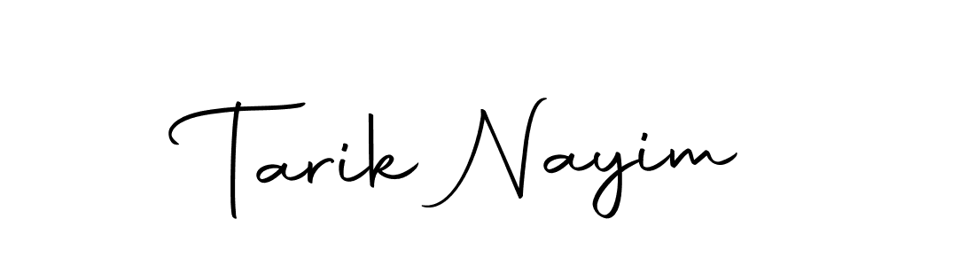 Design your own signature with our free online signature maker. With this signature software, you can create a handwritten (Autography-DOLnW) signature for name Tarik Nayim. Tarik Nayim signature style 10 images and pictures png
