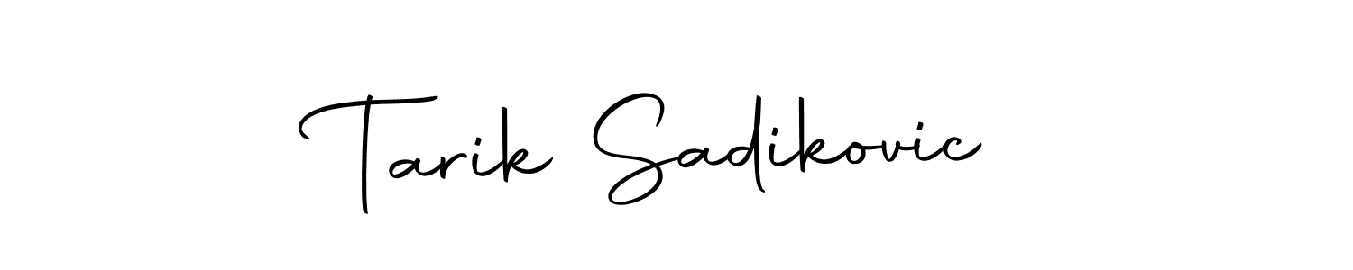 You can use this online signature creator to create a handwritten signature for the name Tarik Sadikovic. This is the best online autograph maker. Tarik Sadikovic signature style 10 images and pictures png