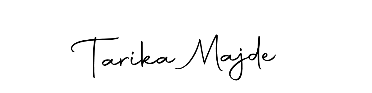 Here are the top 10 professional signature styles for the name Tarika Majde. These are the best autograph styles you can use for your name. Tarika Majde signature style 10 images and pictures png