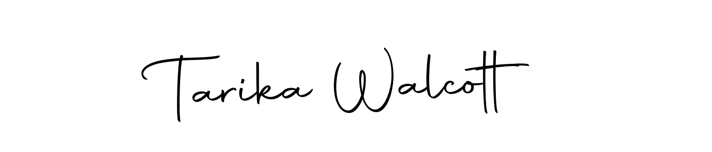 Make a short Tarika Walcott signature style. Manage your documents anywhere anytime using Autography-DOLnW. Create and add eSignatures, submit forms, share and send files easily. Tarika Walcott signature style 10 images and pictures png