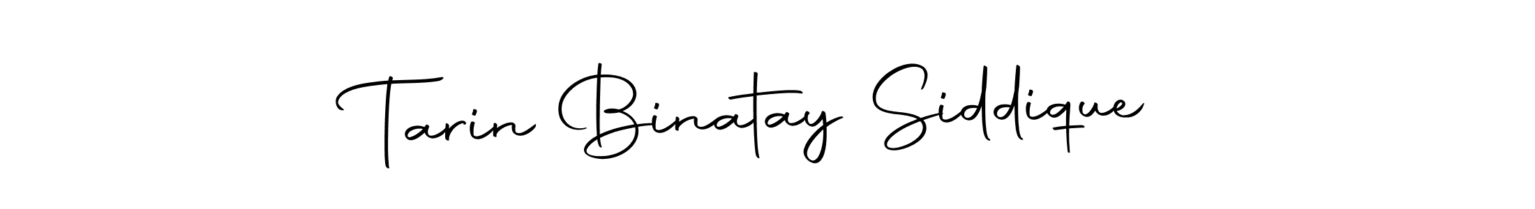 How to make Tarin Binatay Siddique name signature. Use Autography-DOLnW style for creating short signs online. This is the latest handwritten sign. Tarin Binatay Siddique signature style 10 images and pictures png