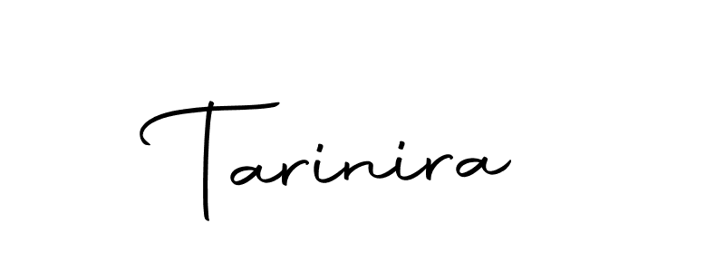 Create a beautiful signature design for name Tarinira. With this signature (Autography-DOLnW) fonts, you can make a handwritten signature for free. Tarinira signature style 10 images and pictures png