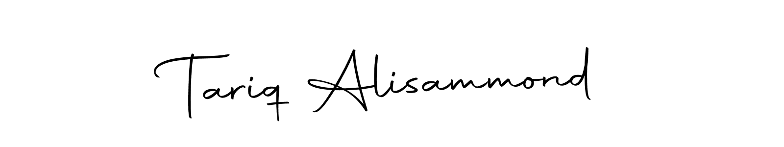 Similarly Autography-DOLnW is the best handwritten signature design. Signature creator online .You can use it as an online autograph creator for name Tariq Alisammond. Tariq Alisammond signature style 10 images and pictures png