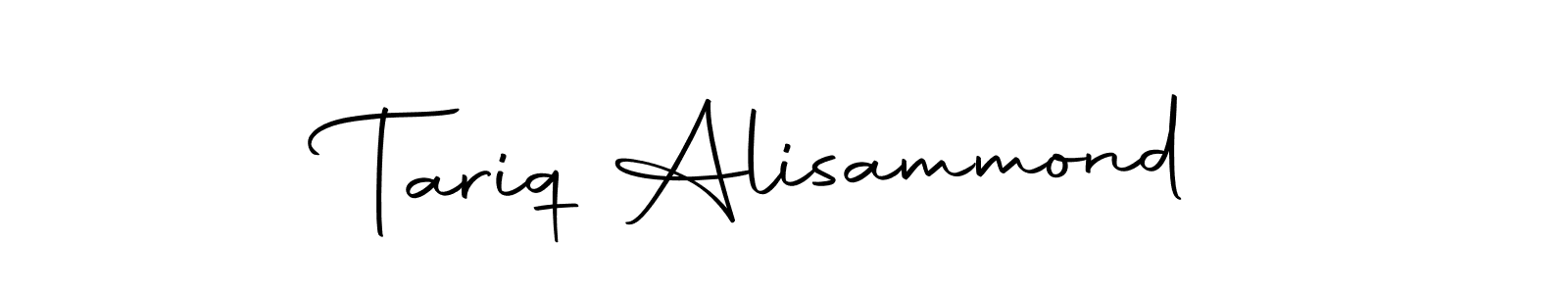 This is the best signature style for the Tariq Alisammond name. Also you like these signature font (Autography-DOLnW). Mix name signature. Tariq Alisammond signature style 10 images and pictures png